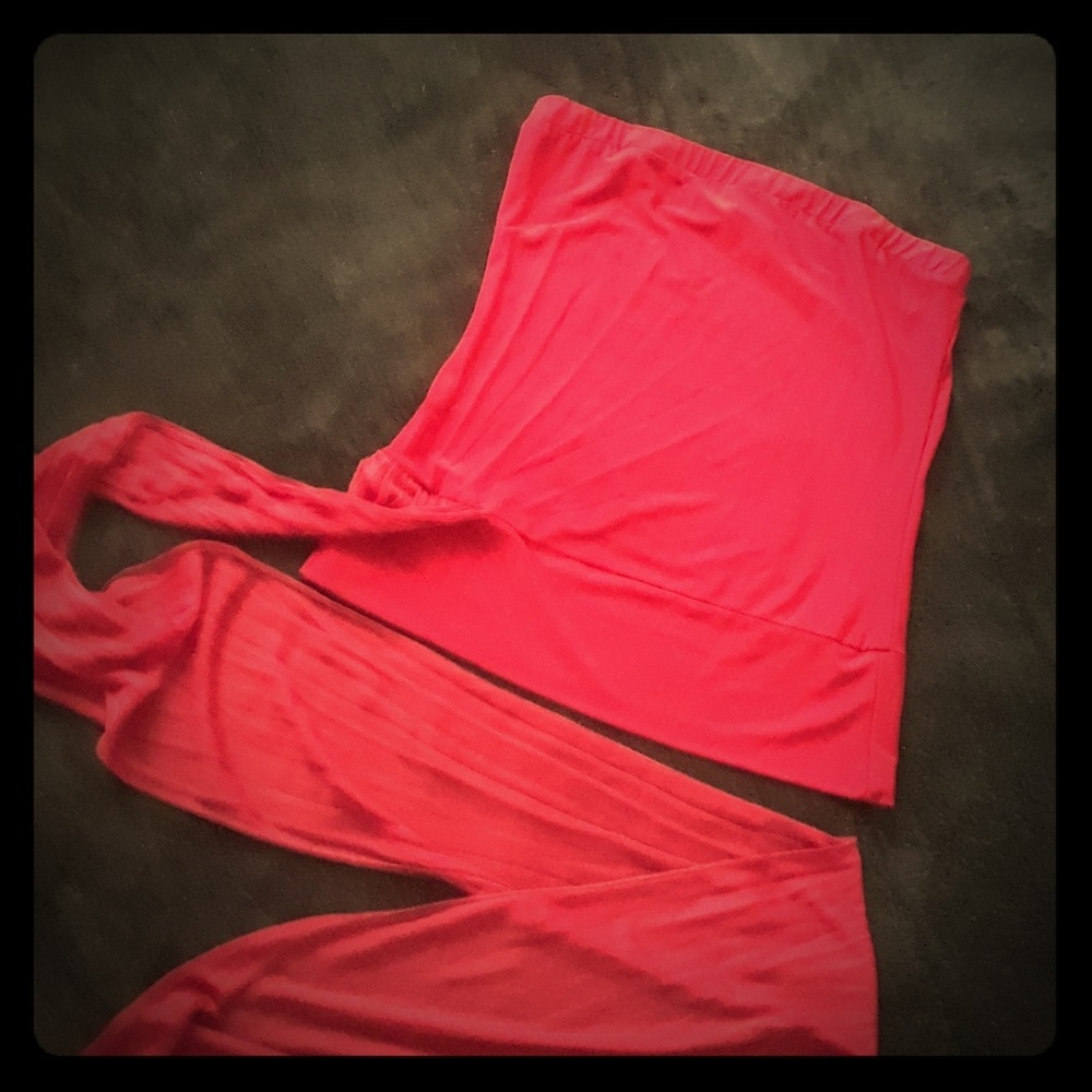 Vixen Maroon stretch top